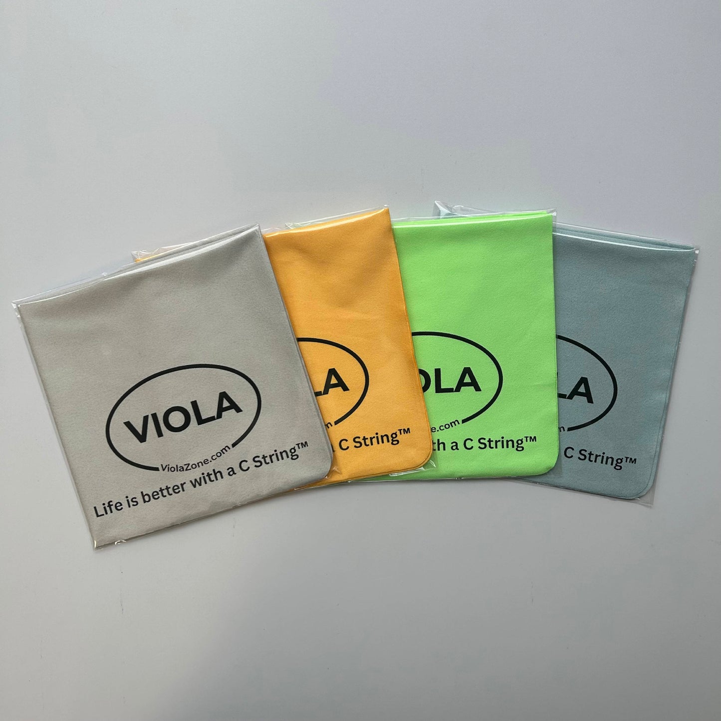 MicroFiber Viola Polishing and Cleaning Cloth - Life is Better with a C String™