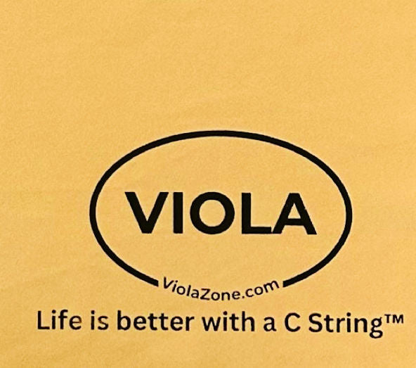 MicroFiber Viola Polishing and Cleaning Cloth - Life is Better with a C String™