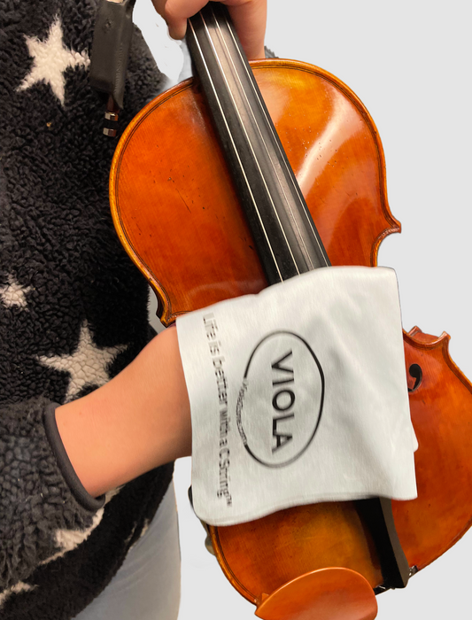 MicroFiber Viola Polishing and Cleaning Cloth - Life is Better with a C String™